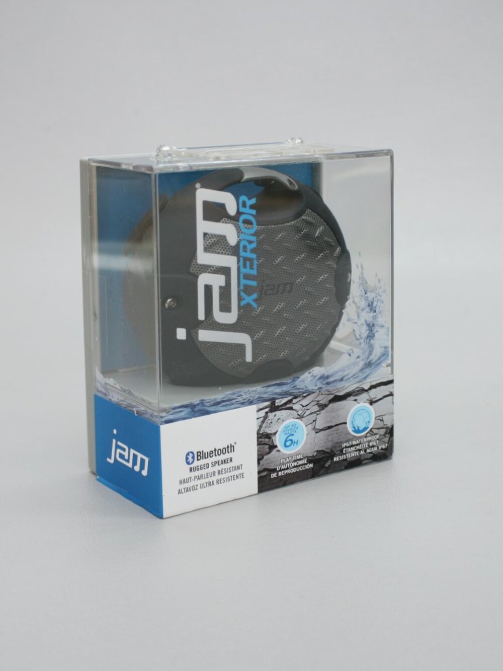 Jam Xterior Bluetooth Rugged Speaker 6-Hour Waterproof Black Wireless HX-P480BK